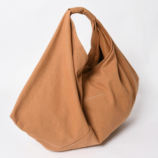 Very Good Condition MM6 Maison Margiela Japanese Bag SB5WC0019 Canvas Brown Cuff Used 4a004394