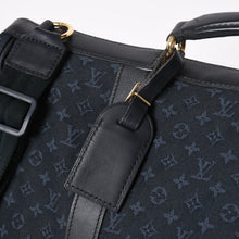画像をギャラリービューアに読み込む, LOUISVUITTON ルイヴィトン ドュニーズ モノグラムミニ M42311 ショルダーバッグ ネイビー ゴールド金具 美品 中古 4a004388