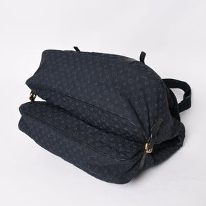 LOUISVUITTON Dunise Monogram Mini M42311 Shoulder Bag Navy Gold Hardware Good Condition Used 4a004388