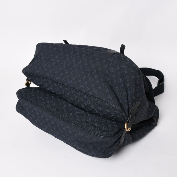 LOUISVUITTON Dunise Monogram Mini M42311 Shoulder Bag Navy Gold Hardware Good Condition Used 4a004388