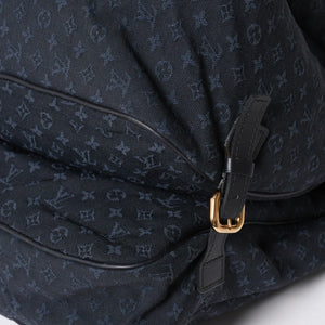 LOUISVUITTON Dunise Monogram Mini M42311 Shoulder Bag Navy Gold Hardware Good Condition Used 4a004388