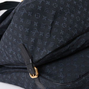 LOUISVUITTON Dunise Monogram Mini M42311 Shoulder Bag Navy Gold Hardware Good Condition Used 4a004388