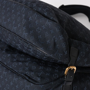 LOUISVUITTON Dunise Monogram Mini M42311 Shoulder Bag Navy Gold Hardware Good Condition Used 4a004388