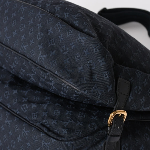 LOUISVUITTON Dunise Monogram Mini M42311 Shoulder Bag Navy Gold Hardware Good Condition Used 4a004388