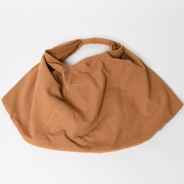 Very Good Condition MM6 Maison Margiela Japanese Bag SB5WC0019 Canvas Brown Cuff Used 4a004394