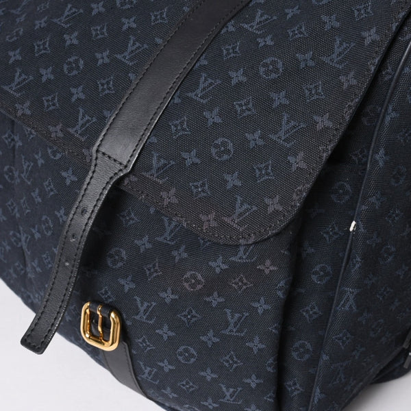 LOUISVUITTON Dunise Monogram Mini M42311 Shoulder Bag Navy Gold Hardware Good Condition Used 4a004388