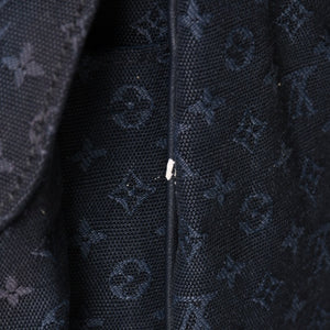 LOUISVUITTON Dunise Monogram Mini M42311 Shoulder Bag Navy Gold Hardware Good Condition Used 4a004388
