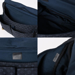 LOUISVUITTON Dunise Monogram Mini M42311 Shoulder Bag Navy Gold Hardware Good Condition Used 4a004388