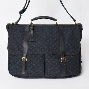 LOUISVUITTON Dunise Monogram Mini M42311 Shoulder Bag Navy Gold Hardware Good Condition Used 4a004388