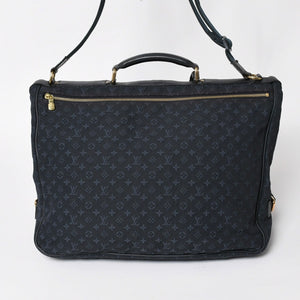 LOUISVUITTON Dunise Monogram Mini M42311 Shoulder Bag Navy Gold Hardware Good Condition Used 4a004388