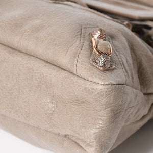 Very Good Condition BALENCIAGA The Giant Handbag Shoulder Bag 2WAY 240577 Gray Used 4a004354