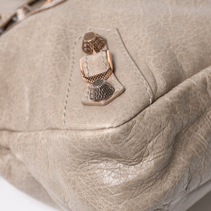 Very Good Condition BALENCIAGA The Giant Handbag Shoulder Bag 2WAY 240577 Gray Used 4a004354