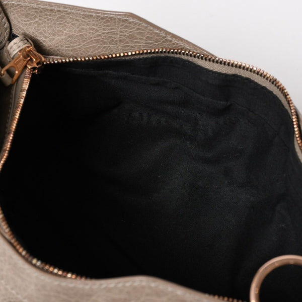 Very Good Condition BALENCIAGA The Giant Handbag Shoulder Bag 2WAY 240577 Gray Used 4a004354