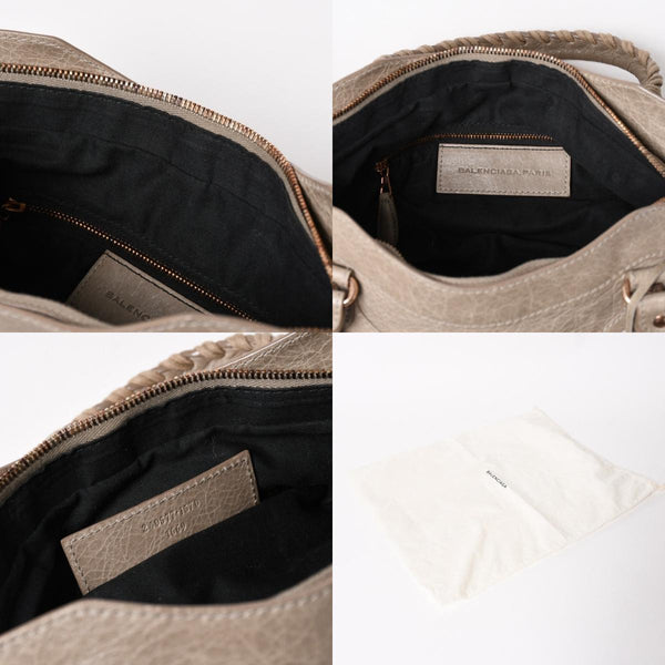 Very Good Condition BALENCIAGA The Giant Handbag Shoulder Bag 2WAY 240577 Gray Used 4a004354