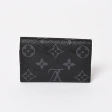 画像をギャラリービューアに読み込む, 極美品 LOUIS VUITTON ルイヴィトン ブラック グレー ミュルティクレ 6連 キーケース モノグラム エクリプス M82603 シルバー金具 中古 4a004288