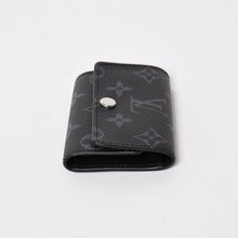 画像をギャラリービューアに読み込む, 極美品 LOUIS VUITTON ルイヴィトン ブラック グレー ミュルティクレ 6連 キーケース モノグラム エクリプス M82603 シルバー金具 中古 4a004288
