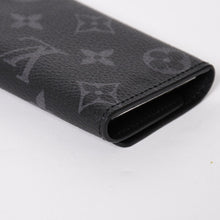 画像をギャラリービューアに読み込む, 極美品 LOUIS VUITTON ルイヴィトン ブラック グレー ミュルティクレ 6連 キーケース モノグラム エクリプス M82603 シルバー金具 中古 4a004288
