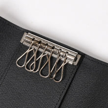 画像をギャラリービューアに読み込む, 極美品 LOUIS VUITTON ルイヴィトン ブラック グレー ミュルティクレ 6連 キーケース モノグラム エクリプス M82603 シルバー金具 中古 4a004288
