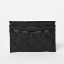 画像をギャラリービューアに読み込む, 新品同様 CHANEL シャネル クラシック カードケース AP0213 キャビアスキン マトラッセ ブラック ココマーク ランダム品番 ゴールド金具 中古 4a004289