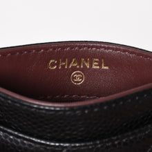 画像をギャラリービューアに読み込む, 新品同様 CHANEL シャネル クラシック カードケース AP0213 キャビアスキン マトラッセ ブラック ココマーク ランダム品番 ゴールド金具 中古 4a004289