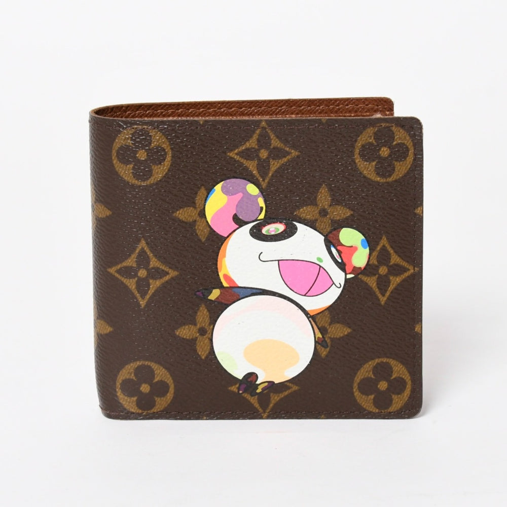 Very good condition LOUIS VUITTON Monogram Panda Portefeuille Marco M61666 Wallet Bifold Wallet Used 4a004296