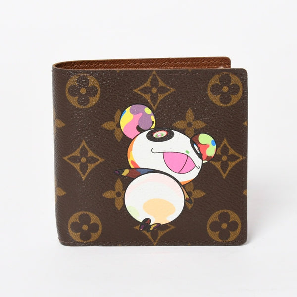 Very good condition LOUIS VUITTON Monogram Panda Portefeuille Marco M61666 Wallet Bifold Wallet Used 4a004296