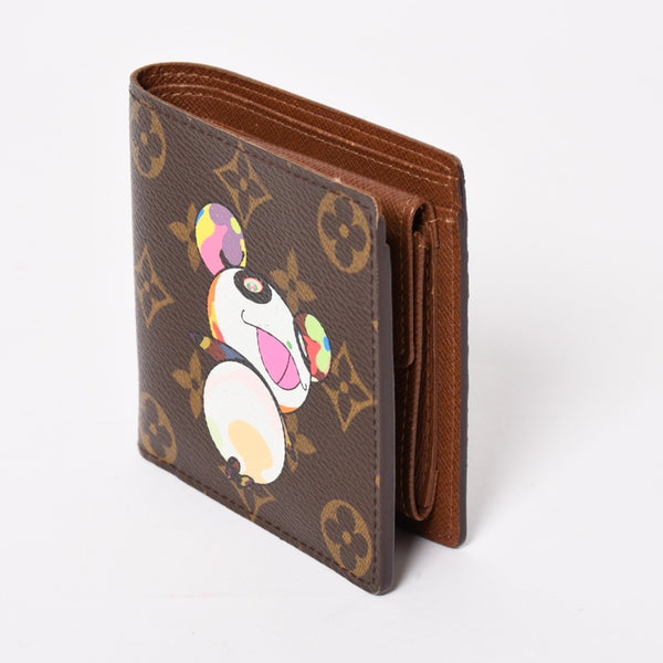 Very good condition LOUIS VUITTON Monogram Panda Portefeuille Marco M61666 Wallet Bifold Wallet Used 4a004296