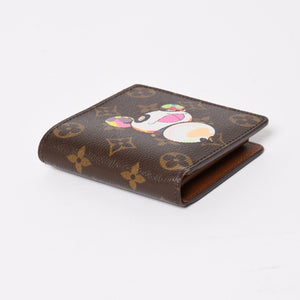 Very good condition LOUIS VUITTON Monogram Panda Portefeuille Marco M61666 Wallet Bifold Wallet Used 4a004296