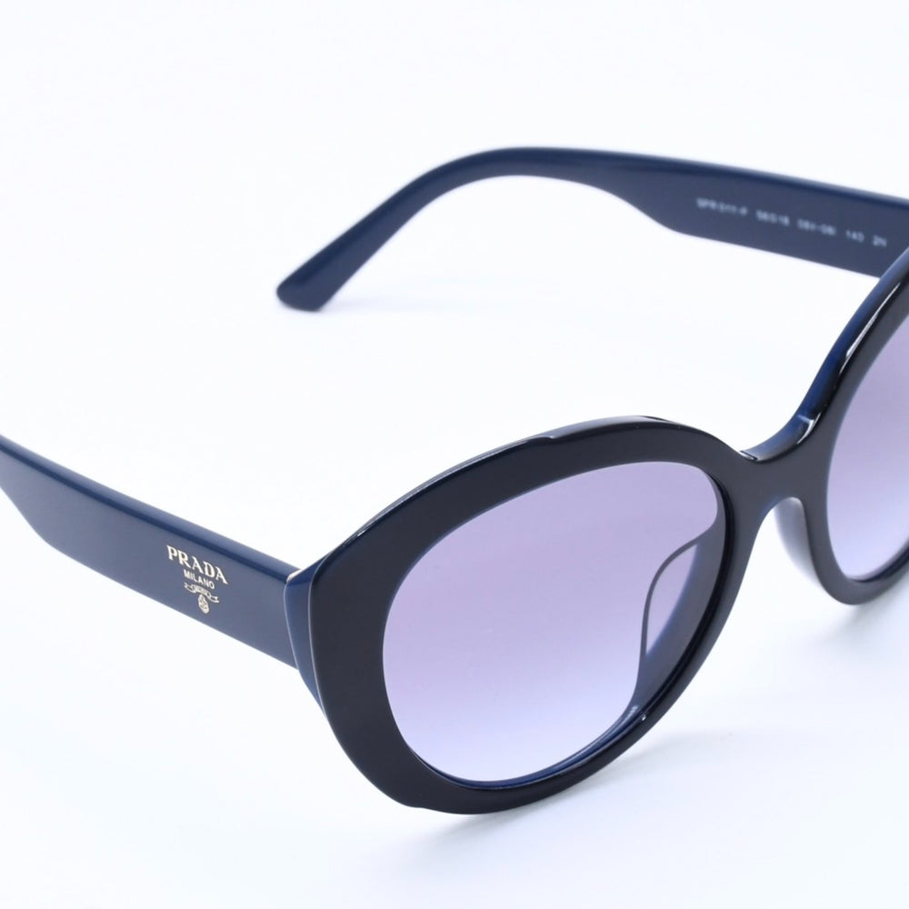 PRADA プラダ サングラス アイウェア SPR01Y-F 08V-08I サイズ56□18 140 ブラック ネイビー アセテート 美品 中古 4a004404