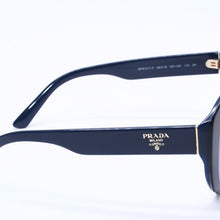 Load image into Gallery viewer, PRADA プラダ サングラス アイウェア SPR01Y-F 08V-08I サイズ56□18 140 ブラック ネイビー アセテート 美品 中古 4a004404