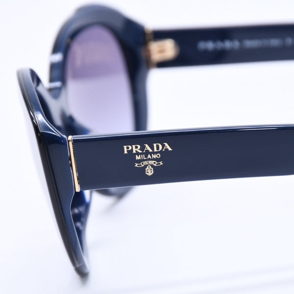 PRADA プラダ サングラス アイウェア SPR01Y-F 08V-08I サイズ56□18 140 ブラック ネイビー アセテート 美品 中古 4a004404