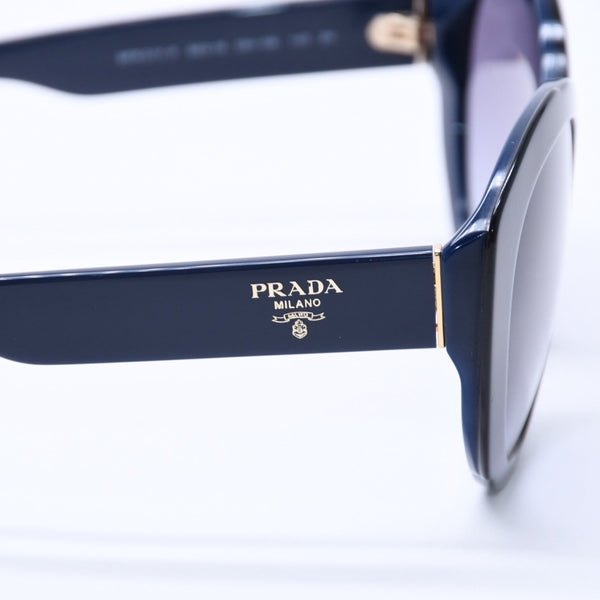 PRADA プラダ サングラス アイウェア SPR01Y-F 08V-08I サイズ56□18 140 ブラック ネイビー アセテート 美品 中古 4a004404