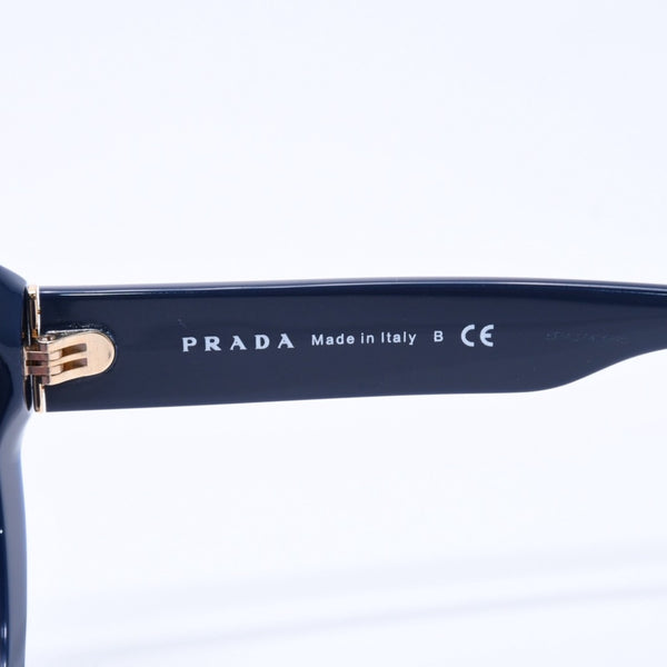 PRADA プラダ サングラス アイウェア SPR01Y-F 08V-08I サイズ56□18 140 ブラック ネイビー アセテート 美品 中古 4a004404