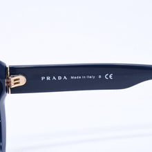 Load image into Gallery viewer, PRADA プラダ サングラス アイウェア SPR01Y-F 08V-08I サイズ56□18 140 ブラック ネイビー アセテート 美品 中古 4a004404