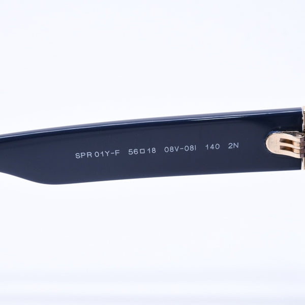 PRADA プラダ サングラス アイウェア SPR01Y-F 08V-08I サイズ56□18 140 ブラック ネイビー アセテート 美品 中古 4a004404