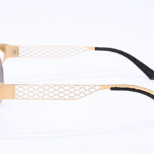 Load image into Gallery viewer, 極美品 LOUIS VUITTON ルイヴィトン Sunglasses サングラス GP×レザー Gold ゴールド M0117 中古 4a004301