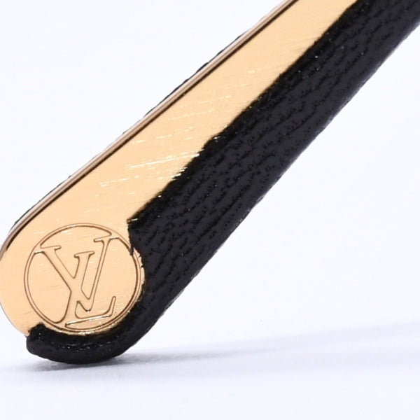 極美品 LOUIS VUITTON ルイヴィトン Sunglasses サングラス GP×レザー Gold ゴールド M0117 中古 4a004301
