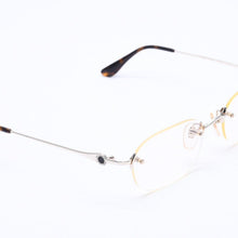 Load image into Gallery viewer, BVLGARI ブルガリ 伊達メガネ アイウェア 203K サイズ51-20 135 K14WG刻印 ゴールド クリア べっ甲カラー 美品 中古 4a004286