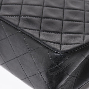 CHANEL Mini Matelasse Chain Shoulder Bag Lambskin Black Coco Mark Turn Lock Gold Hardware Good Condition Used 4a004410