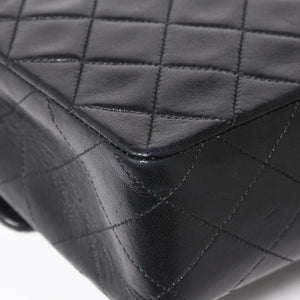CHANEL Mini Matelasse Chain Shoulder Bag Lambskin Black Coco Mark Turn Lock Gold Hardware Good Condition Used 4a004410