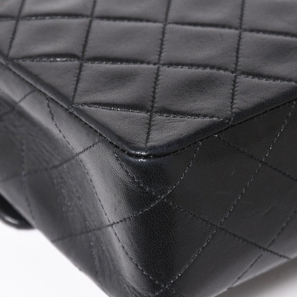 CHANEL Mini Matelasse Chain Shoulder Bag Lambskin Black Coco Mark Turn Lock Gold Hardware Good Condition Used 4a004410