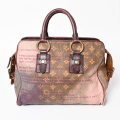 LOUIS VUITTON Monogram Jokes Graduate M95739 Tote Bag Gold Hardware Wine Red Good Condition Used 4a004244