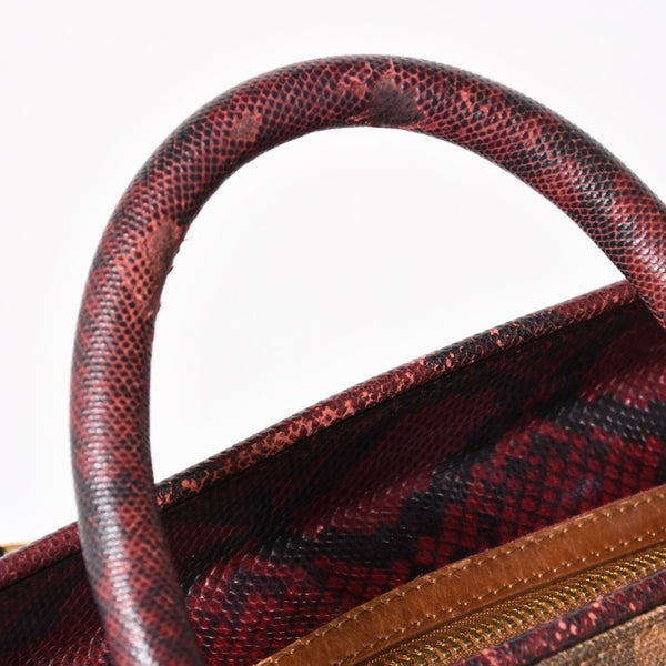 LOUIS VUITTON Monogram Jokes Graduate M95739 Tote Bag Gold Hardware Wine Red Good Condition Used 4a004244