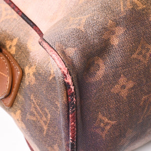 LOUIS VUITTON Monogram Jokes Graduate M95739 Tote Bag Gold Hardware Wine Red Good Condition Used 4a004244