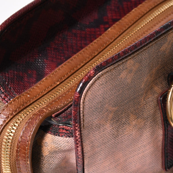LOUIS VUITTON Monogram Jokes Graduate M95739 Tote Bag Gold Hardware Wine Red Good Condition Used 4a004244