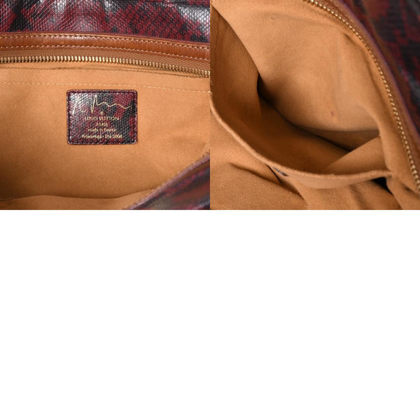 LOUIS VUITTON Monogram Jokes Graduate M95739 Tote Bag Gold Hardware Wine Red Good Condition Used 4a004244