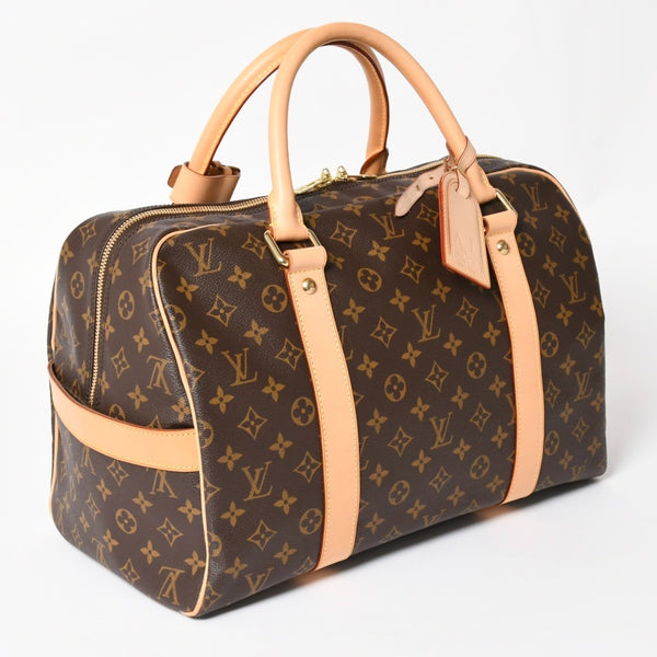 Very Good Condition LOUIS VUITTTON Carryall Brown M40074 Monogram Canvas Handbag Used 4a003040
