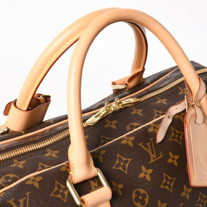 Very Good Condition LOUIS VUITTTON Carryall Brown M40074 Monogram Canvas Handbag Used 4a003040