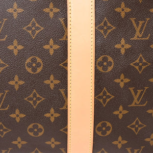 Very Good Condition LOUIS VUITTTON Carryall Brown M40074 Monogram Canvas Handbag Used 4a003040