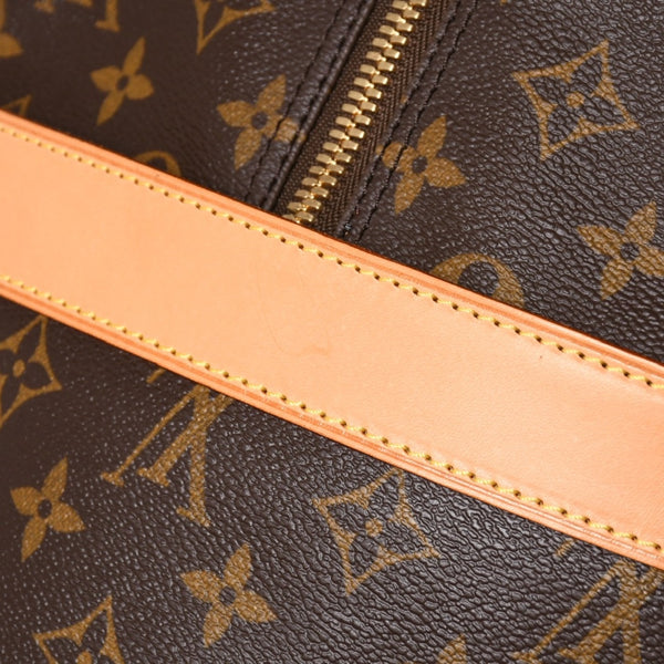 Very Good Condition LOUIS VUITTTON Carryall Brown M40074 Monogram Canvas Handbag Used 4a003040